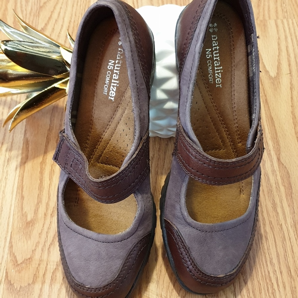 Naturalizer N5 comfort  brown shoes - Picture 2 of 5